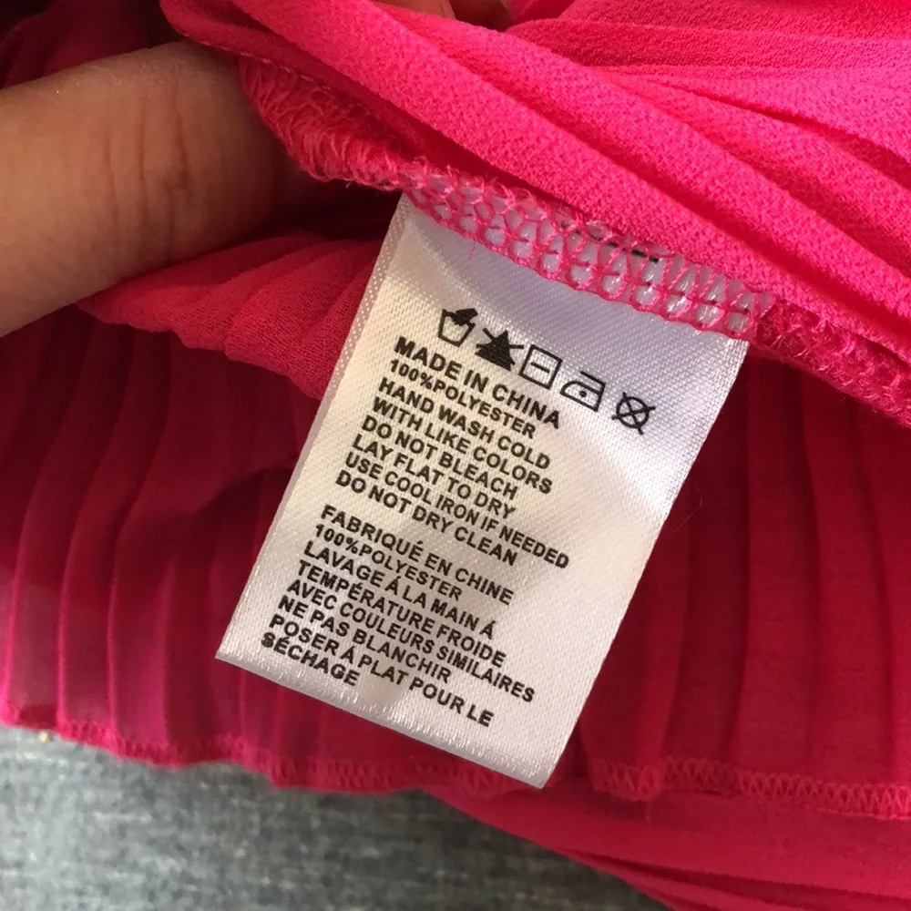 NWT Paper Crane Fushia Pink Flowy Tank - Picture 5 of 5